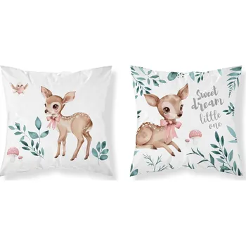 Povlak na dekorativní polštářek DETEXPOL Povlak na polštářek Srneček Bavlna, 40/40 cm