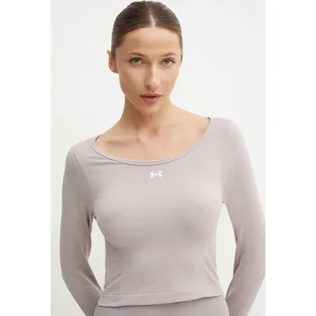 Pánské tričko Tréninkové tričko s dlouhým rukávem Under Armour Train Seamless 1379150 fialová 94X, vel. M