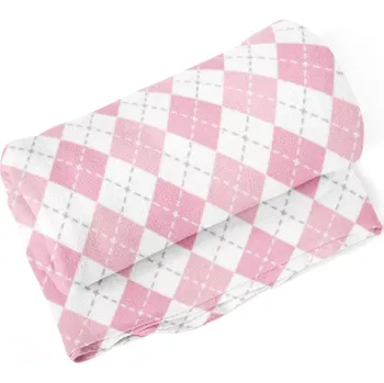 deka Sablio Deka Růžové a bílé kosočtverečky - 150x120 cm