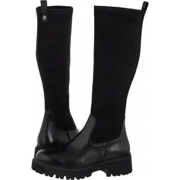 Dámské kozačky Caprice dámské kozačky ke kolenům, plochý podpatek, velikost 39