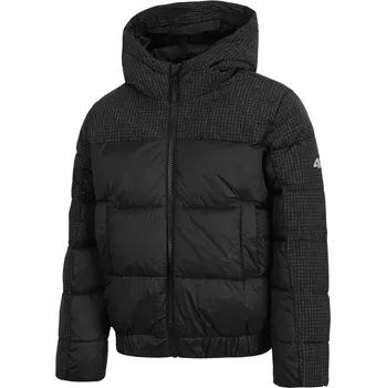 Chlapecká bunda 4F TEPLÁ CHLAPECKÁ ZIMNÍ BUNDA PROŠÍVANÁ S VÝPLNÍ Z PEŘÍ membrána / vel 158