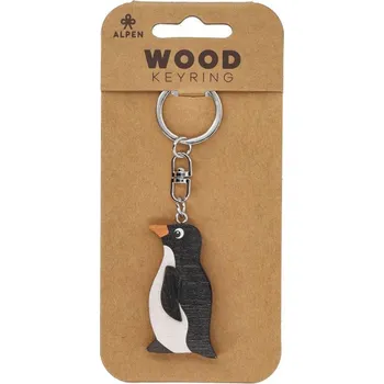 Přívěsek Dřevěný přívěsek Tučňák