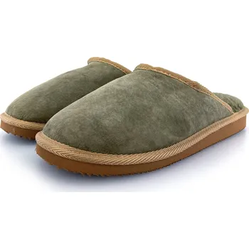 Dámské pantofle Unisex vlněné papuče ODIN, kaki 40