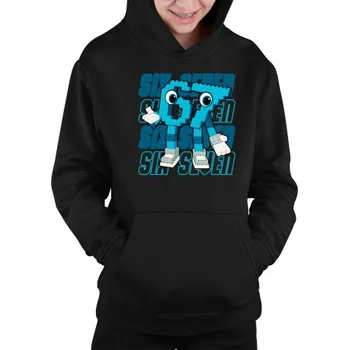 Tričkový.cz - Six seven 67 - Italian Brainrot - dětská mikina s kapucí