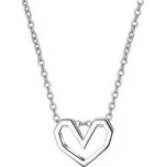 NB-2172 Stříbrný náhrdelník srdíčko - srdce