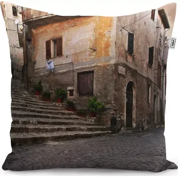 Polštář Sablio Polštář Starý dům 2 - 40x40 cm