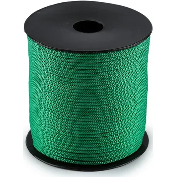 Příze Pletací a háčkovací příze Anet macrame Ø2 mm 90 g, střední, 19 zelená cívka