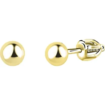 Náušnice Zlaté náušnice pecky Leile - 4 mm
