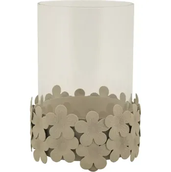 Svícen Svícen Dune 16 cm čirý/krémový