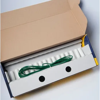 Auto elektroinstalace Kabeláž pro svíčky SV-16 E-10 14V 16ks řetěz 10,5m bílé sokly, bez žárovek