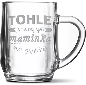 Sklenice Sablio Půllitr Tohle je ta nejlepší maminka na světě: 0,5