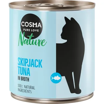 Krmivo pro kočku 12x280g Cosma Nature - Tuňák pruhovaný