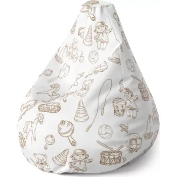 Sedací pytel Sablio Sedací vak Pear Dětská doprava - 70 x 95 x 15 cm