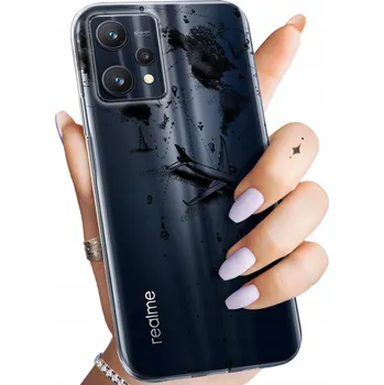 Pouzdro na mobilní telefon Zadní Kryt Hello Case pro realme 9 Pro, 9 5G, černý