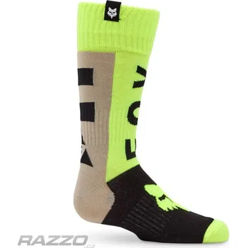 Pánské ponožky Dětské ponožky FOX Youth 180 Sock Collect Grey Yellow 2026 KL