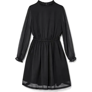 Dívčí šaty 690257 - Tchibo - Dívčí šifonové šaty - pro dívky - vel. 134/140 - barva: černá