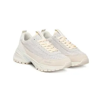 Dámské tenisky Sneakersy Calvin Klein Hike Runner Lace Up Techmix YW0YW02030 Écru 40