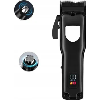 Strojek na vlasy Zastřihovač vlasů – Profesionální sada 4 ks, USB, bezdrátový, výkonný strojek