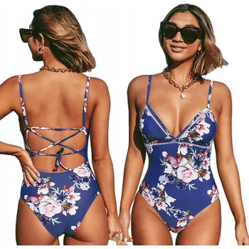 Dámské plavky |124NG jednodílné plavky modré velikost XL