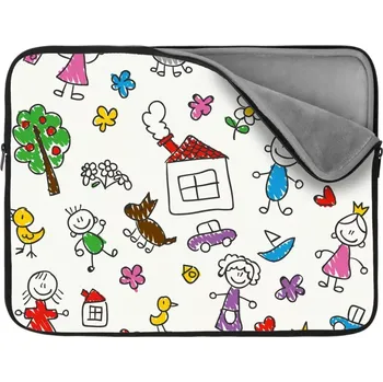 pouzdro na notebook Sablio Obal na notebook Malování 2 - 17"