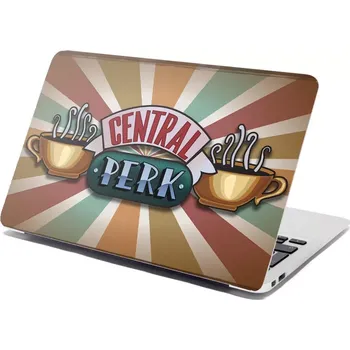 samolepka Sablio Samolepka na notebook Seriál přátelé CENTRAL PERK Abstrakce - 29x20 cm