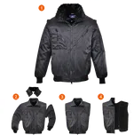 PORTWEST Zimní bunda Pilot 4v1 Velikost: 5XL, Barva: černá