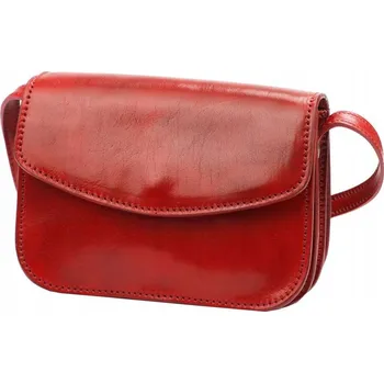 Florence kabelka z pravé kůže červená
