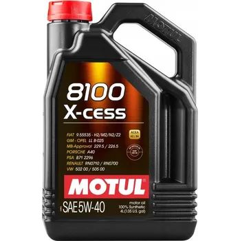 Motorový olej Motul olej Motul 5W40 4L 8100 X-Cess A3/B4