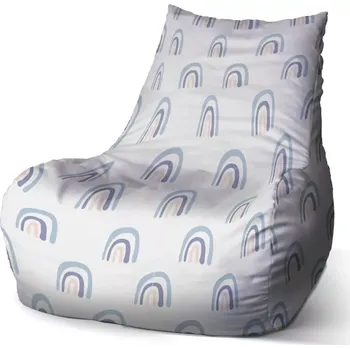 Sedací pytel Sablio Sedací vak Bean Duha - 100 x 90 x 45 cm