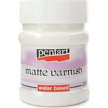Lak na dřevo Vodní lak - Pentart - matný, 230 ml
