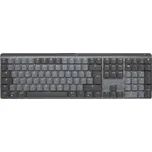 Logitech Master Series MX Mechanical - Klávesnice - podsvícená - bezdrátový - Bluetooth LE - QWERTY - US mezinárodní - klávesový spínač: funkce Tactile Quiet - grafit