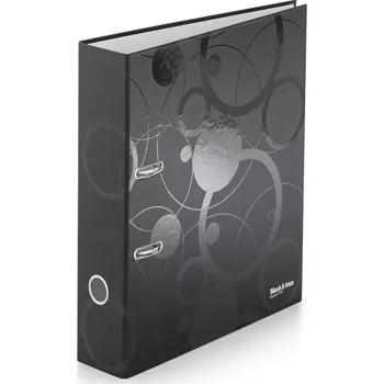 Karton P+P pákový pořadač Black & White A4 7 cm černý