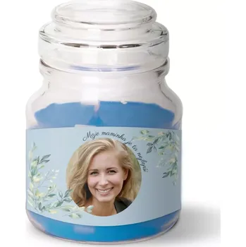 Svíčka Sablio Vonná svíčka s fotkou v dóze s vůní antitabák: 120 g