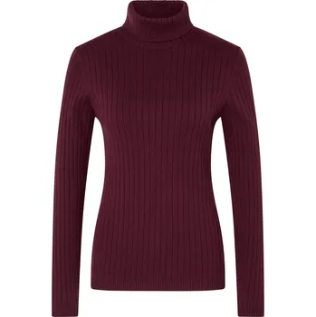 Dámský svetr 715768 - Tchibo - Žebrovaný rolák - pro ženy - vel. XXL 52/54 - barva: červená