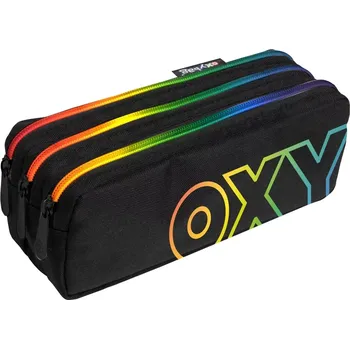 Penál Oxybag etue Rainbow tři zipy