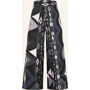 Dámské kalhoty Pucci Dámské Hedvábné Kalhoty Marlene, petrolejová / růžová /...