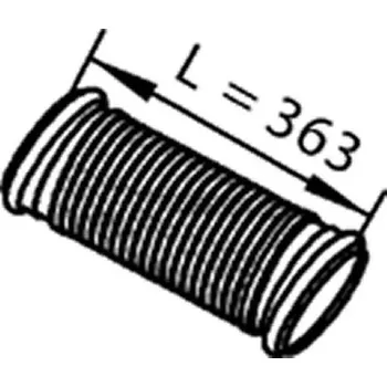 Výfuková trubka Výfuková trubka DINEX DIN82202