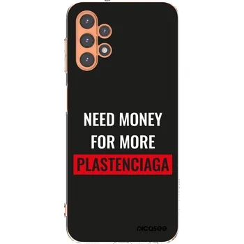 Pouzdro na mobilní telefon Picasee silikonový průhledný obal pro Samsung Galaxy A13 4G A135 - More PLASTENCIAGA