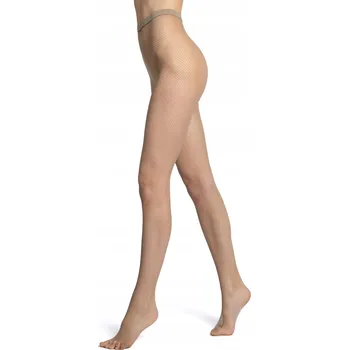 Podprsenka Punčocháče kabaretky Veneziana Rete 20den, béžové, přírodní, velikost 5