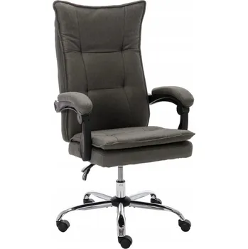 Kancelářská židle šedá textil