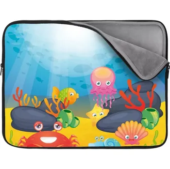 pouzdro na notebook Sablio Obal na notebook Podmořský svět - 17"
