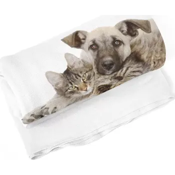 deka Sablio Deka Kočička a štěňátko - 150x120 cm