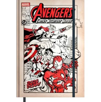 Kalendář MARVEL - Buchkalender im Format 14,8 x 21 (EN)