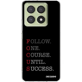 Pouzdro na mobilní telefon Picasee silikonový průhledný obal pro Xiaomi 14T - Focus