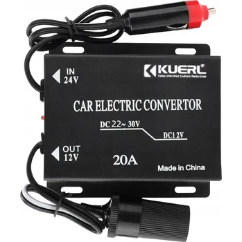 Měnič napětí ADAPTÉR MĚNIČ NAPĚTÍ DC 24V NA 12V 20A