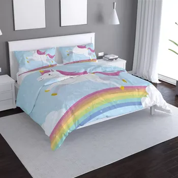 Povlečení Sablio Povlečení Jednorožec - 140x200 / 90x70