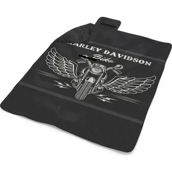 deka Sablio Plážová deka Harley-Davidson S křídly: 200x140 cm