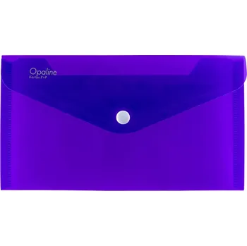 Obálka Obálka plastová s drukem Opaline DL, fialová
