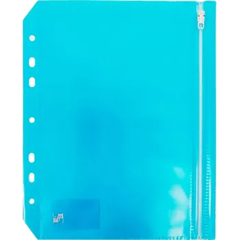 Kancelářské potřeby Psaníčko eurozávěs se zipem A5, modrá