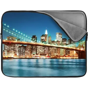 pouzdro na notebook Sablio Obal na notebook Rozsvícený most 2 - 13"